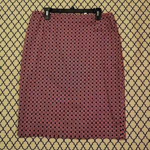 Alex Marie mini square pattern skirt size 12